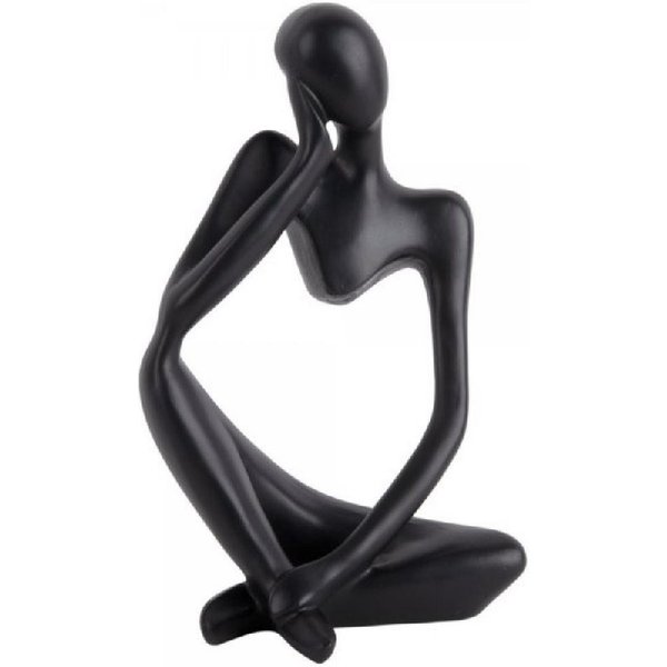 Present Time Dekoobjekt Statue Imagine Polyresin Black (10x23,5cm)