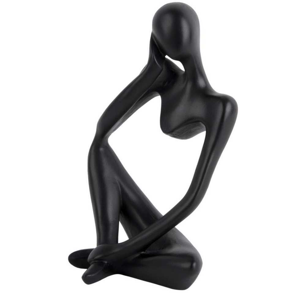 Present Time Dekoobjekt Statue Imagine Polyresin Black (10x23,5cm) – Bild 2 von 4