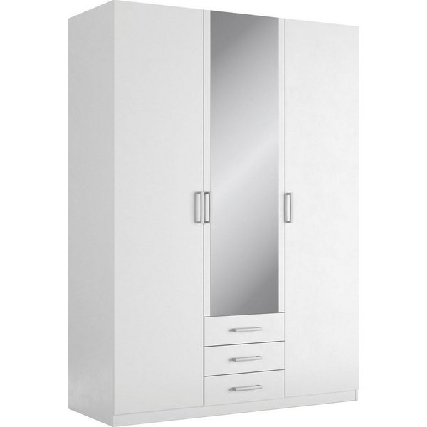 priess Kleiderschrank Amsterdam, viel Stauraum durch viele Schubkästen, Spiegeltüren Optional mit LED-Beleuchtung, Made in Germany