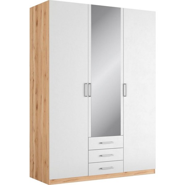 priess Kleiderschrank Amsterdam, viel Stauraum durch viele Schubkästen, Spiegeltüren Optional mit LED-Beleuchtung, Made in Germany