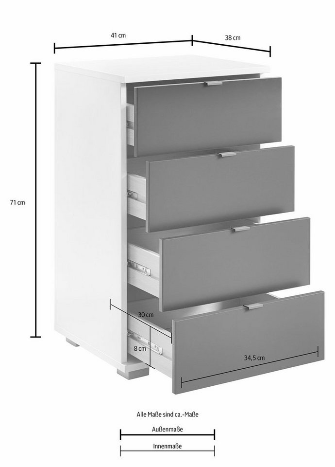priess Schubkastenkommode – Bild 3 von 4