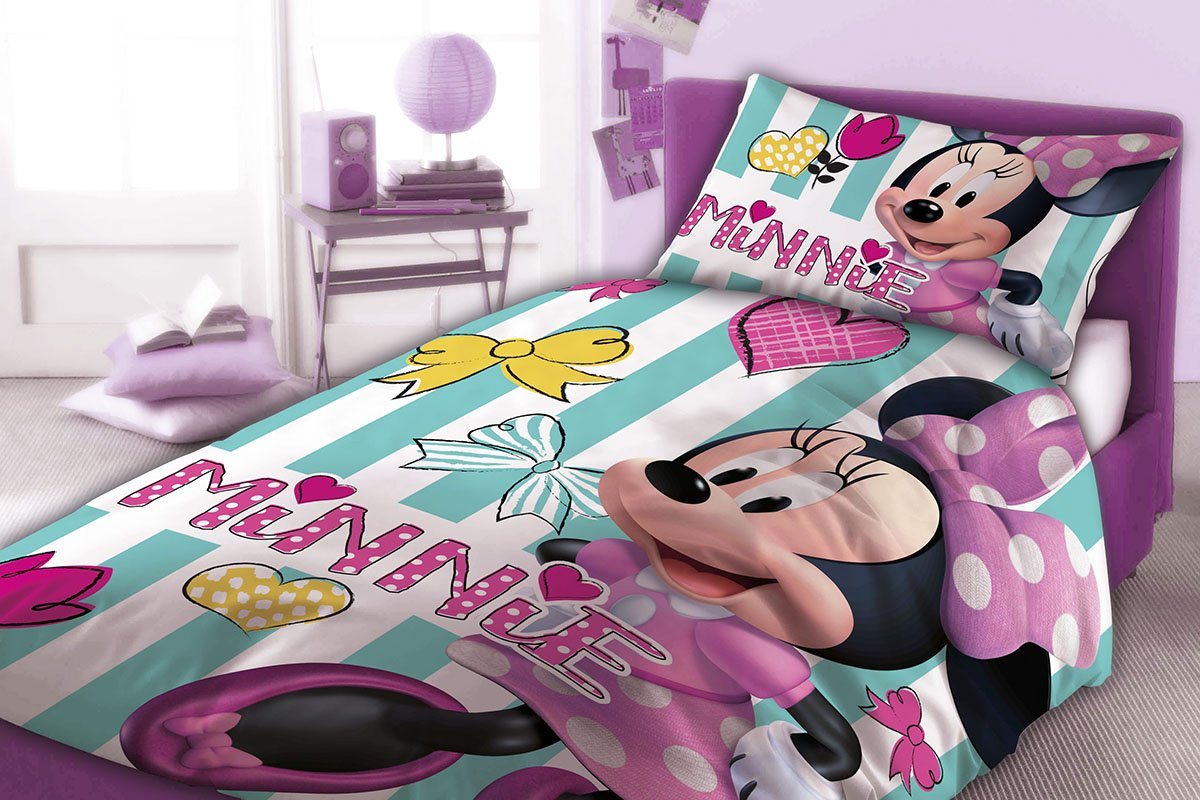 Prima Kinderbettwäsche Minnie Mouse, Renforcé, 2 teilig – Bild 2 von 2