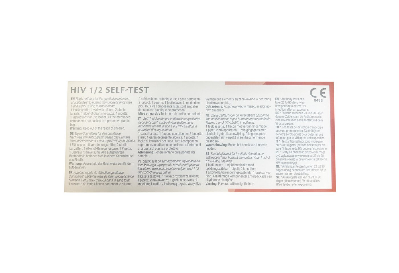Prima Lab PSA-Schnelltest PRIMA HIV 1-2 Self-Test – Bild 2 von 2