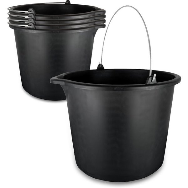 Prima-Online Baueimer Baueimer Wassereimer Mörteleimer Garteneimer mit Ausguss 12/16/20L, (1-tlg)