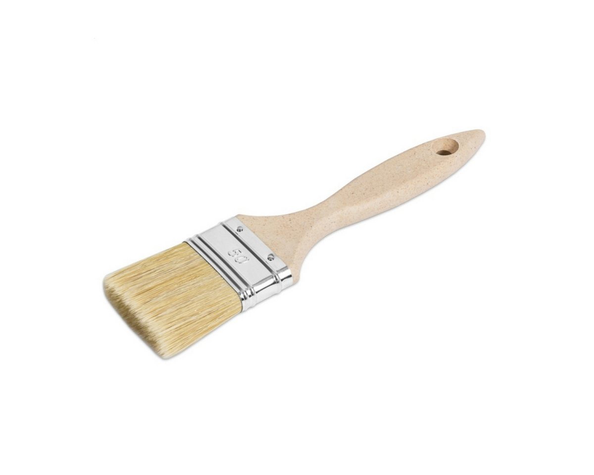 Prima-Online Flachpinsel Flachpinsel, Lasurpinsel, Lackierpinsel, Malerpinsel, Holzpinsel, (5 St), Breite : 25 Millimeter – Bild 3 von 3