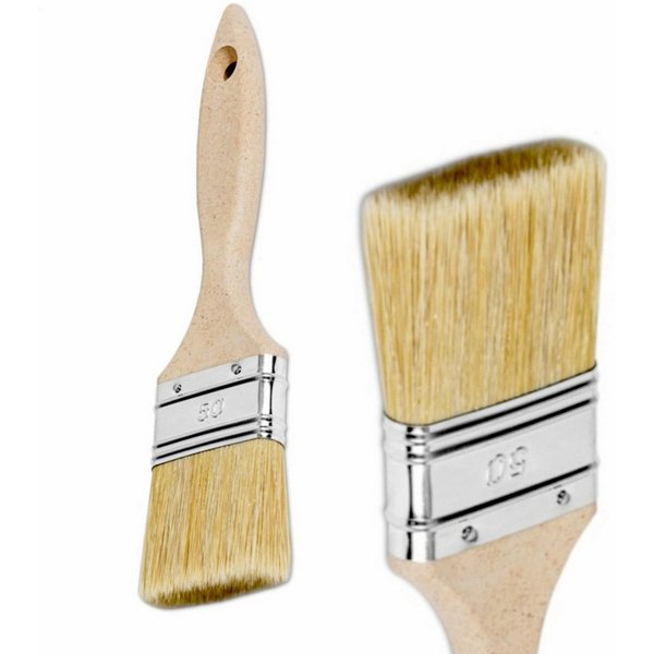Prima-Online Flachpinsel Flachpinsel, Lasurpinsel, Lackierpinsel, Malerpinsel, Holzpinsel, (1 St), Breite : 25 Millimeter