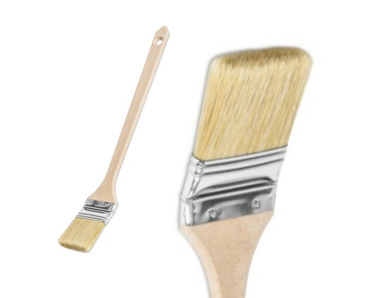 Prima-Online Heizkörperpinsel Heizkörperpinsel, Ecken Pinsel, Langer Holz-Griff, (1 St) – Bild 3 von 5