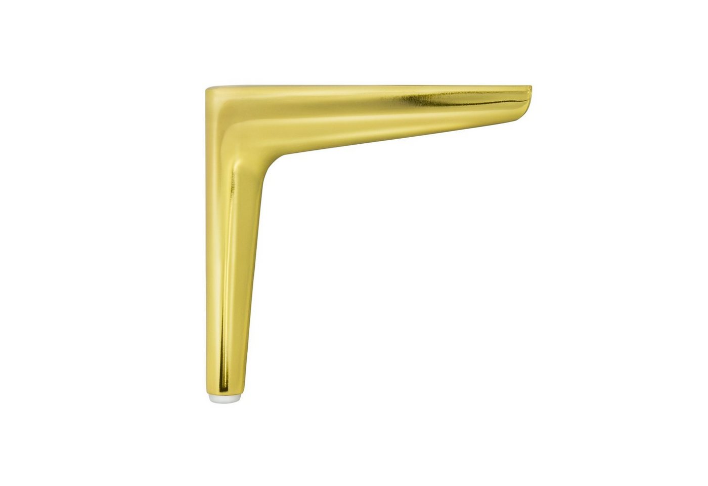 Prima-Online Möbelfuß Eisen Möbelfüße DIY Metall möbelbeine für Schrank Sofa Couch Gold – Bild 3 von 5