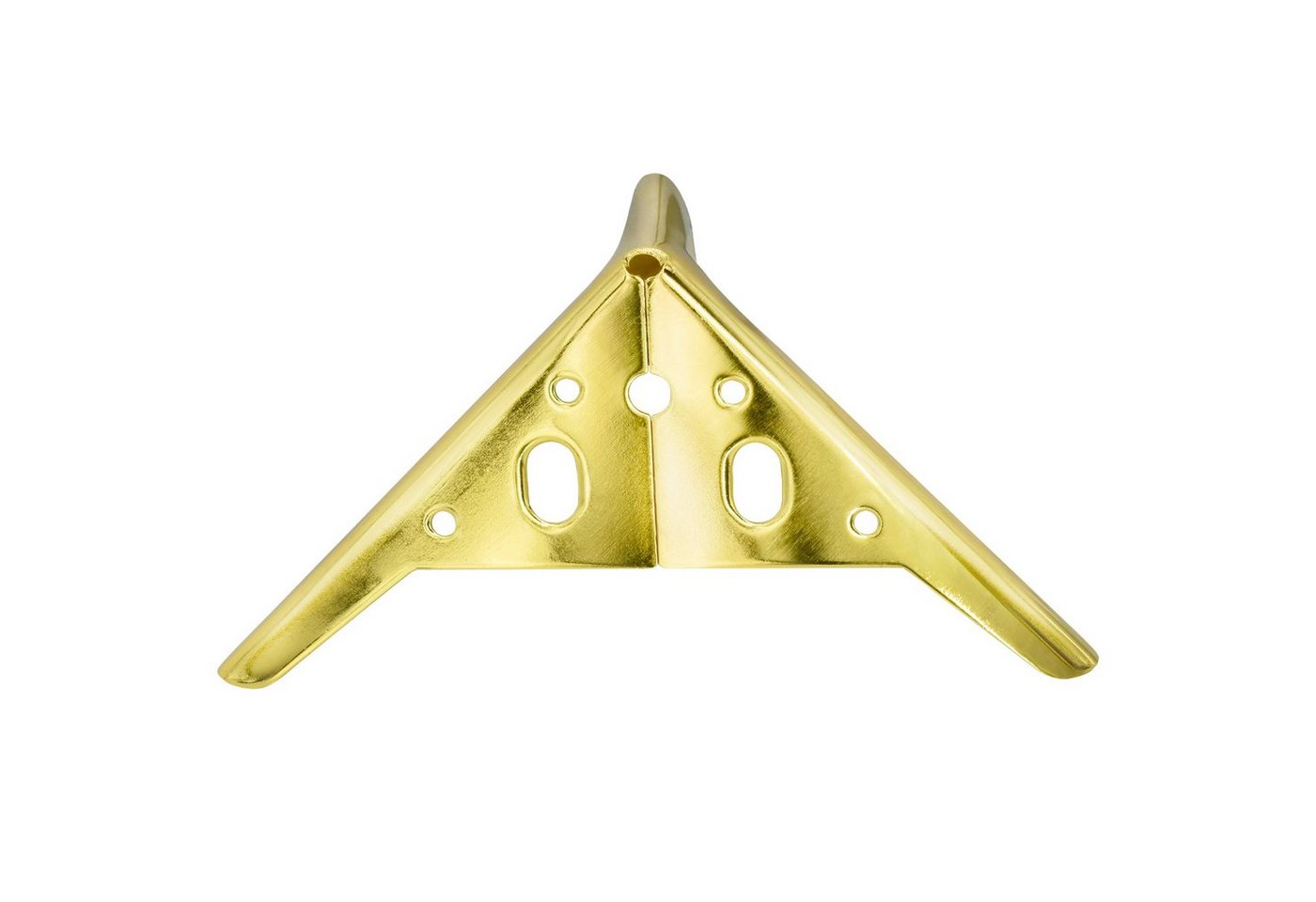 Prima-Online Möbelfuß Eisen Möbelfüße DIY Metall möbelbeine für Schrank Sofa Couch Gold – Bild 5 von 5
