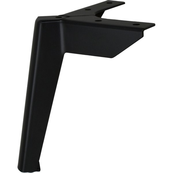 Prima-Online Möbelfuß Möbelfüße Möbelfuß Schrankfuß Sofafuß Metal Füße Schwarz / Chrom 15cm
