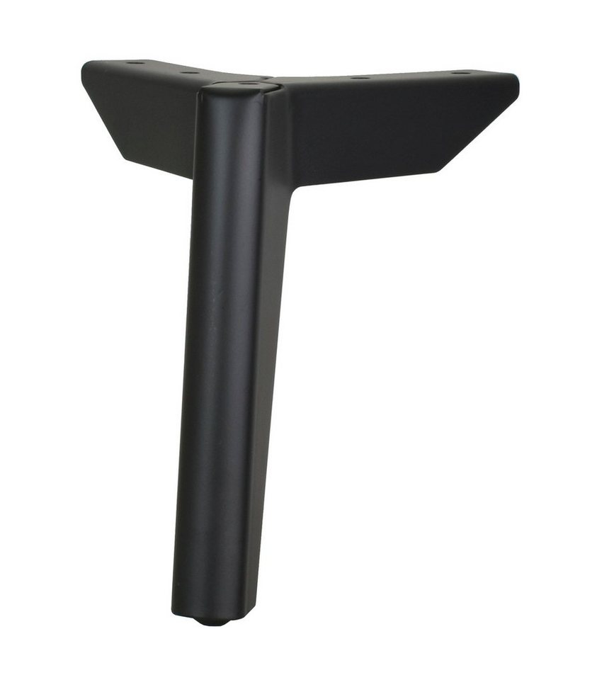 Prima-Online Möbelfuß Möbelfüße Möbelfuß Schrankfuß Sofafuß Metal Füße Schwarz / Chrom 15cm – Bild 4 von 5