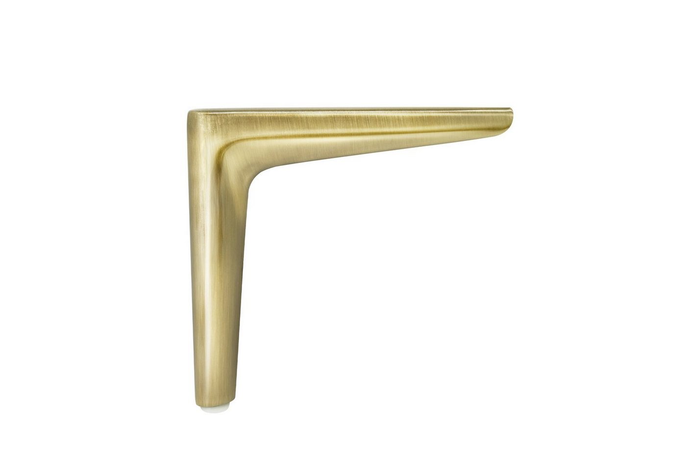 Prima-Online Möbelkufe Möbelfuß 4x Möbelfüße Metall möbelbeine Schrank Sofa Couch Messing – Bild 2 von 5
