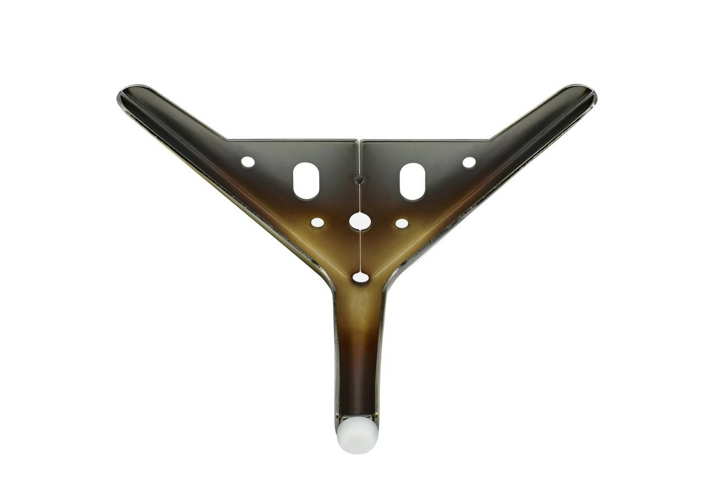 Prima-Online Möbelkufe Möbelfuß 4x Möbelfüße Metall möbelbeine Schrank Sofa Couch Messing – Bild 4 von 5