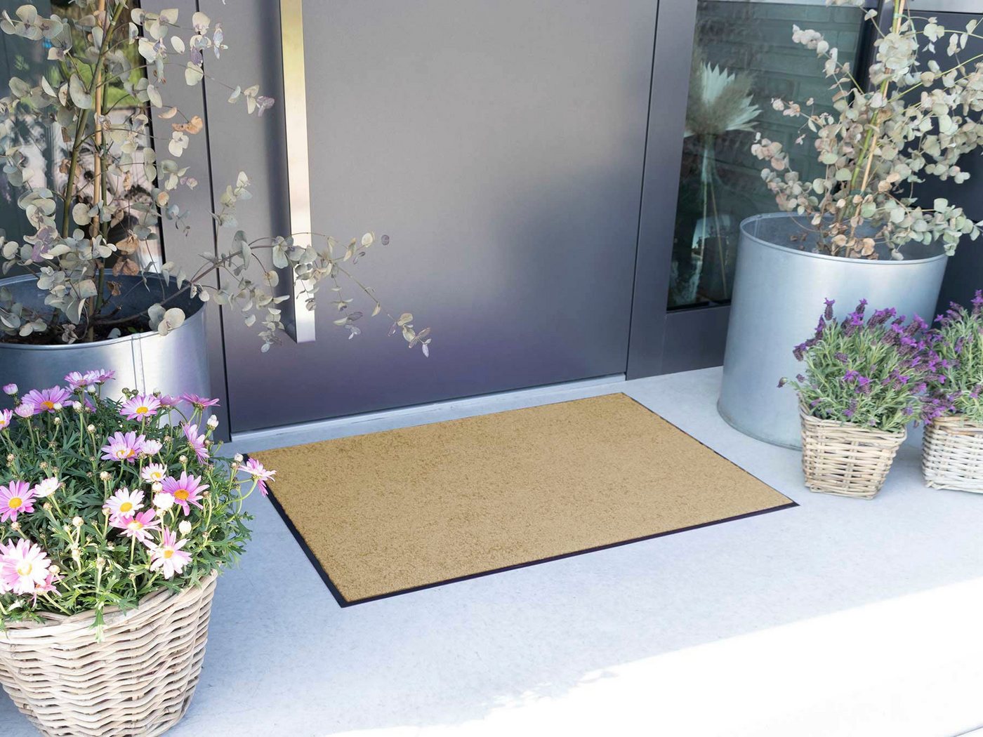 Primaflor-Ideen in Textil Fußmatte CLEAN, Made in Belgium, rechteckig, Höhe: 8,5 mm, Schmutzfangmatte, große Farbauswahl, waschbar – Bild 2 von 5