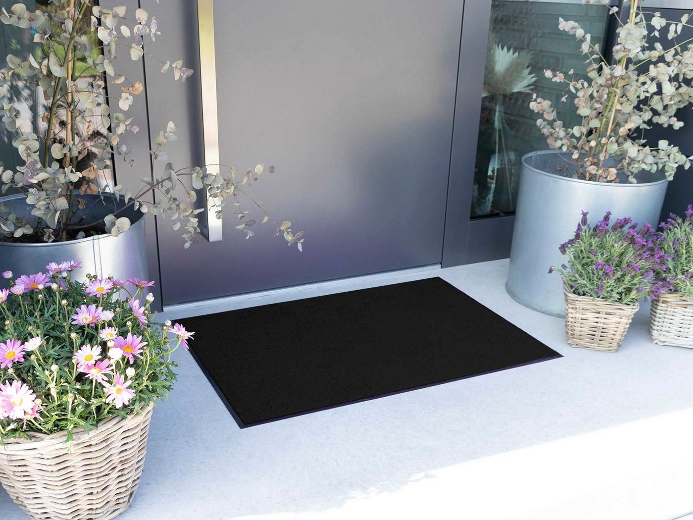 Primaflor-Ideen in Textil Fußmatte CLEAN, Made in Belgium, rechteckig, Höhe: 8,5 mm, Schmutzfangmatte, große Farbauswahl, waschbar – Bild 2 von 5