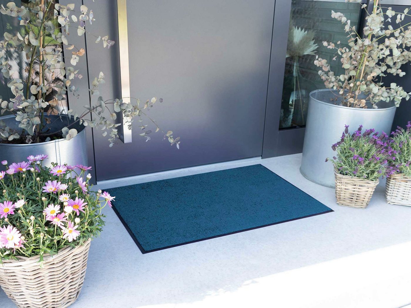 Primaflor-Ideen in Textil Fußmatte CLEAN, Made in Belgium, rechteckig, Höhe: 8,5 mm, Schmutzfangmatte, große Farbauswahl, waschbar – Bild 2 von 5