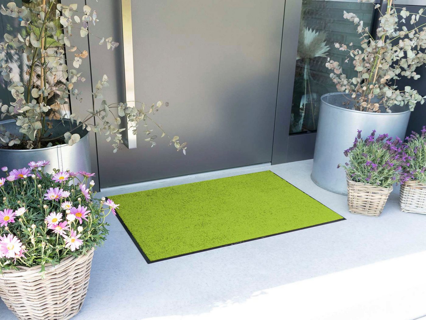 Primaflor-Ideen in Textil Fußmatte CLEAN, Made in Belgium, rechteckig, Höhe: 8,5 mm, Schmutzfangmatte, große Farbauswahl, waschbar – Bild 2 von 5