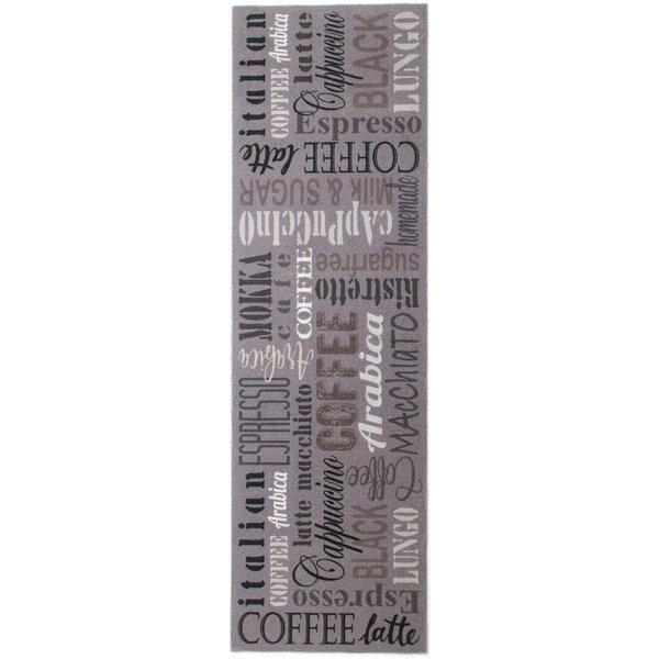 Primaflor-Ideen in Textil Küchenläufer COFFEE, Made in Belgium, rechteckig, Höhe: 6,5 mm, mit Schriftzug, Größe 50x150 cm, rutschhemmend, waschbar, Küche