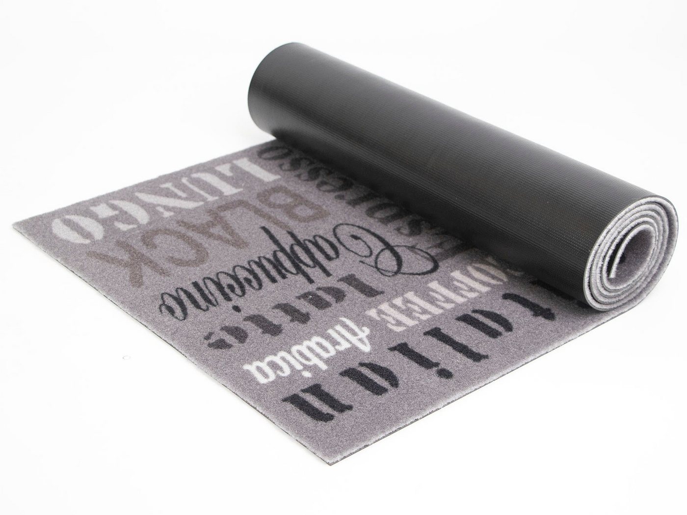 Primaflor-Ideen in Textil Küchenläufer COFFEE, Made in Belgium, rechteckig, Höhe: 6,5 mm, mit Schriftzug, Größe 50x150 cm, rutschhemmend, waschbar, Küche – Bild 2 von 5