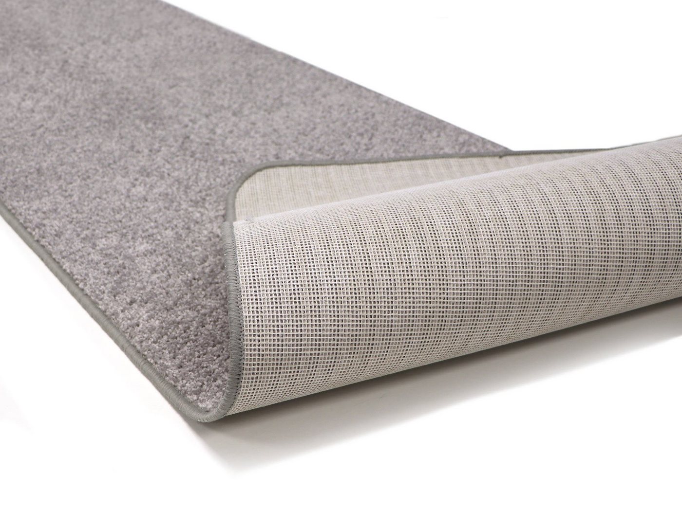 Primaflor-Ideen in Textil Läufer Teppich MUMBAI, rechteckig, Höhe: 13 mm, Teppich-Läufer, weicher Kurzflor, Uni-Farben – Bild 3 von 5