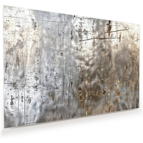 Primedeco Glasbild Wandbild Abstrakte Struktur mit Aufhängung, Texturen (21 verschiedene Größen, 1 St), Elegante Aufhängung