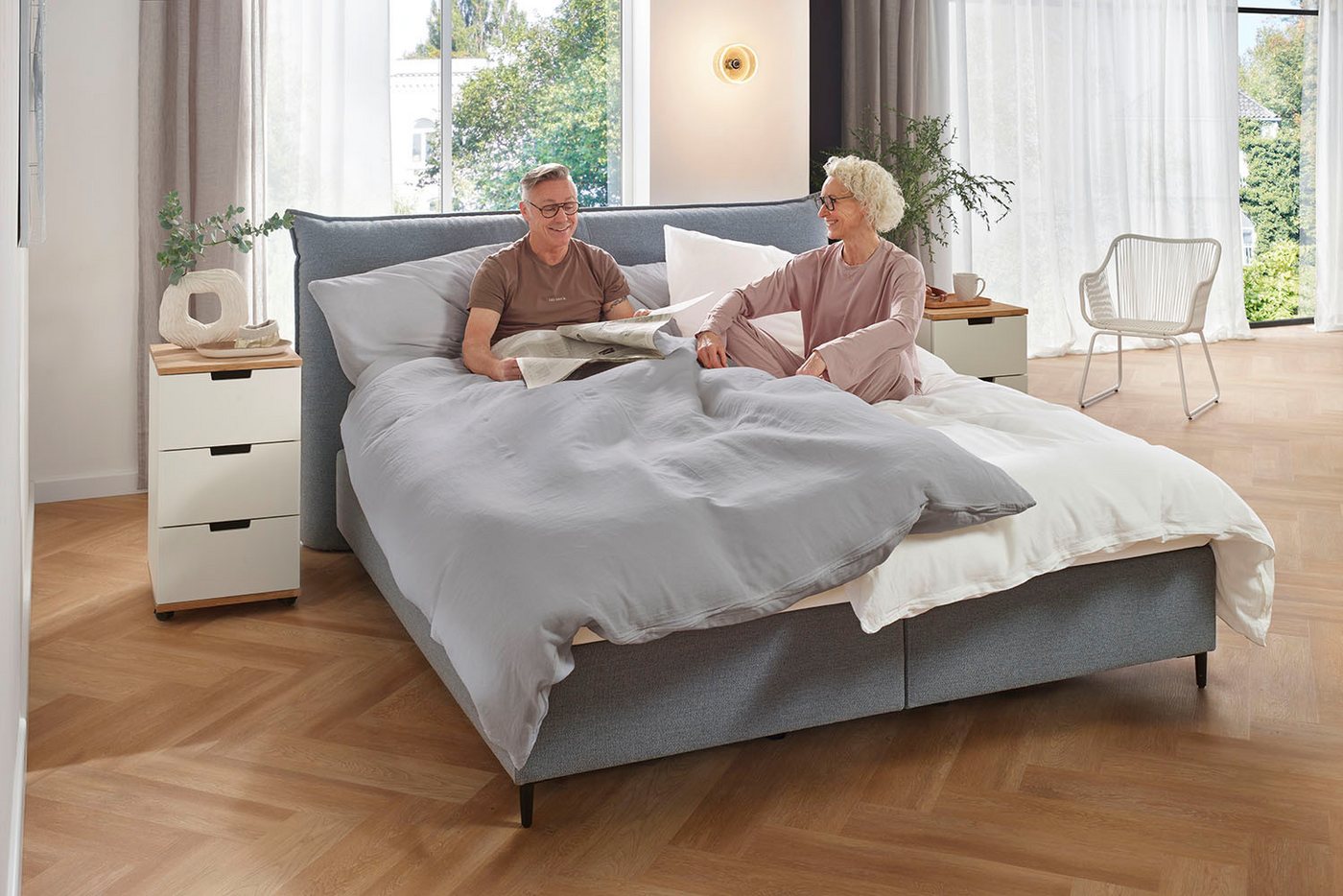 Primera Bettwäsche Halbleinen-Bettwäsche, Halbleinen, 2 teilig, Uni – Bild 5 von 5