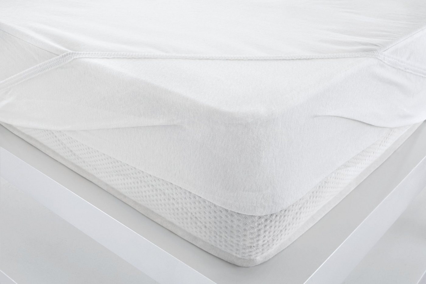 Primera Spannbettlaken "Samu - Der Sichere", Jersey, Gummizug: rundum, (1 Stück), FAMILIENHELD mit wasserundurchlässiger PU-Membran, ab Größe 100x200 cm – Bild 2 von 5