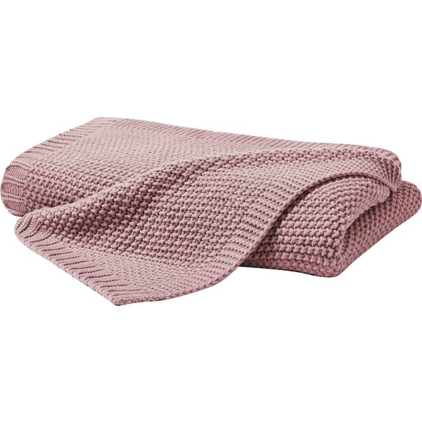 Wohndecke Strick, Primera, mit einer hochwertigen Randverarbeitung, Kuscheldecke