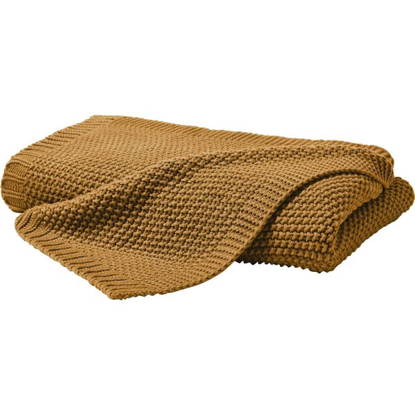 Wohndecke Strick, Primera, mit einer hochwertigen Randverarbeitung, Kuscheldecke