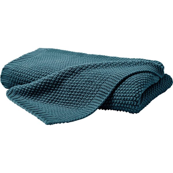 Wohndecke Strick, Primera, mit einer hochwertigen Randverarbeitung, Kuscheldecke