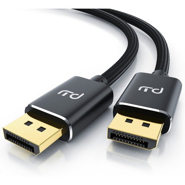 Primewire 8K Premium DP 1.4 Kabel, 8K 7680x4320 @ 60Hz, 4k @ 120Hz mit DSC - 1m Audio- & Video-Kabel, DisplayPort, DP 1.4 (100 cm), für Gaming-Monitor und PC, f