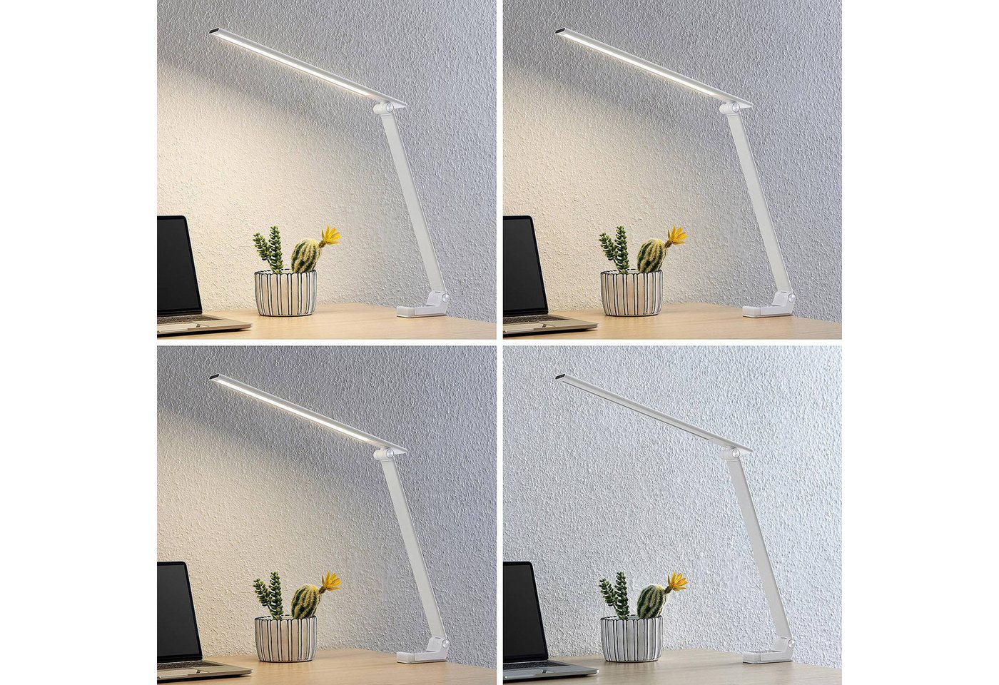 Prios Schreibtischlampe Tamarin, Enthalten, 1 x 13 W LED, universalweiß – Bild 3 von 5