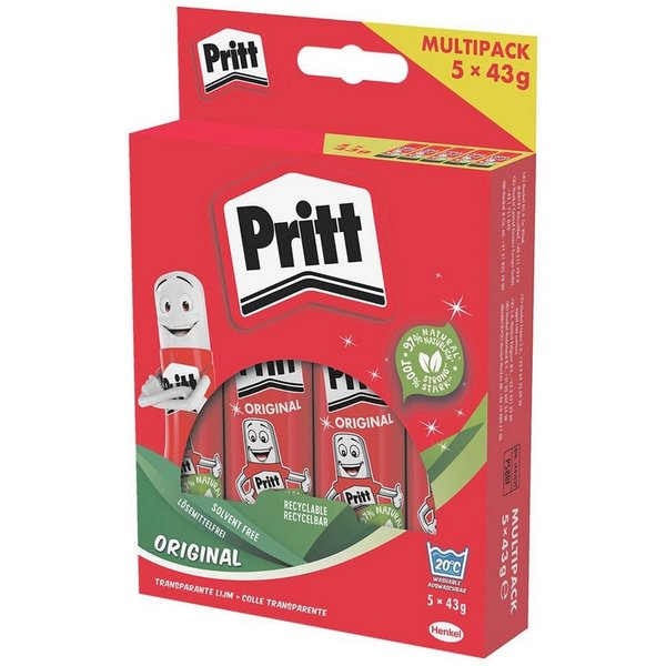 Pritt Klebestift Bonuspack 5 x 43 g