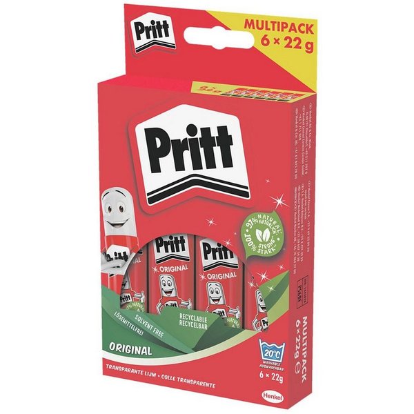 Pritt Klebestift Bonuspack 6 x 22 g