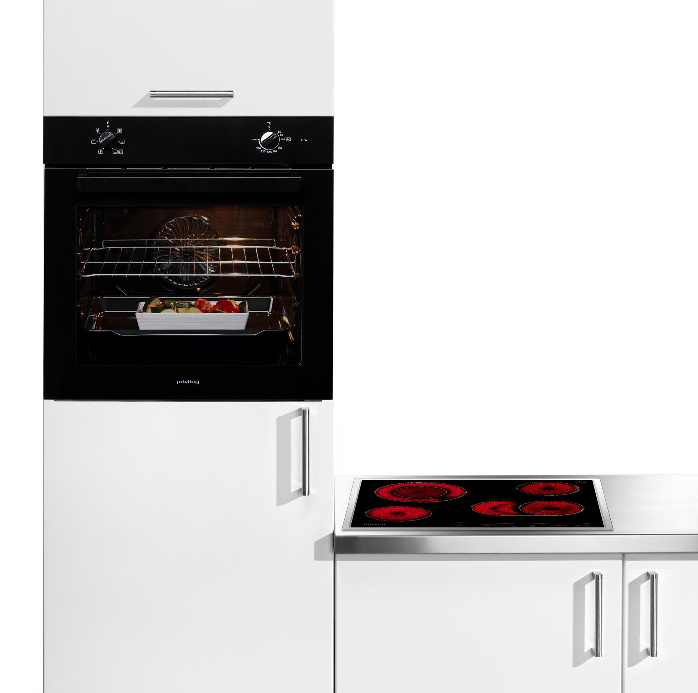 Privileg Backofen-Set BAKO 100 Black, Hydrolyse, Hydrolyse - schnelle und mühelose Reinigung mit der Kraft des Dampfes – Bild 2 von 5
