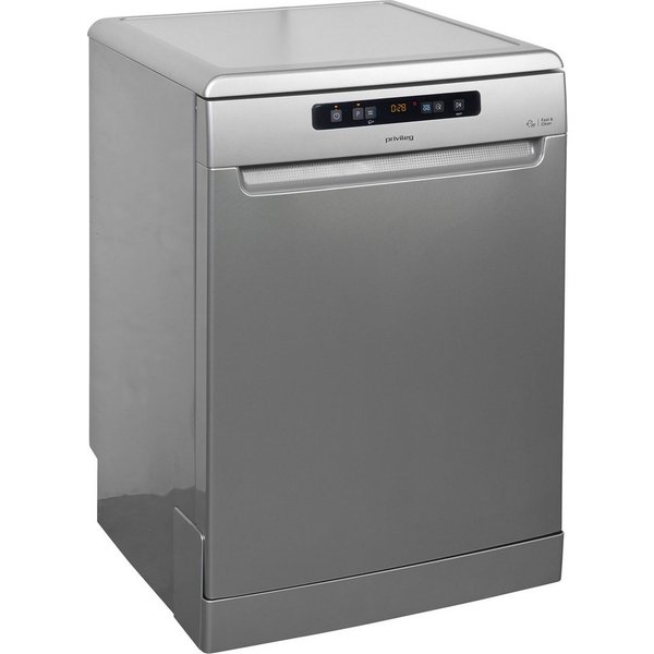 Privileg Standgeschirrspüler P0F ECO D541 S, 14 Maßgedecke, Fast&Clean 28 Min. – das effektive Reinigungsprogramm unter 28 Minuten