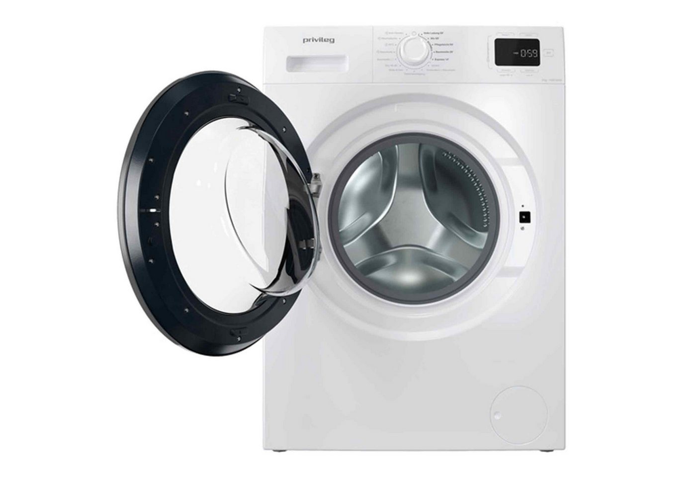 Privileg Waschmaschine MY TIME DE PMWF 954A, 9 kg, 1400 U/min, Steam – reduziert Knitterfalten und Bügelzeit – Bild 3 von 5