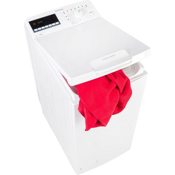 Privileg Waschmaschine Toplader PWT B626S, 6 kg, 1200 U/min, Water Balance Plus – passt Verbrauch automatisch an die Menge an