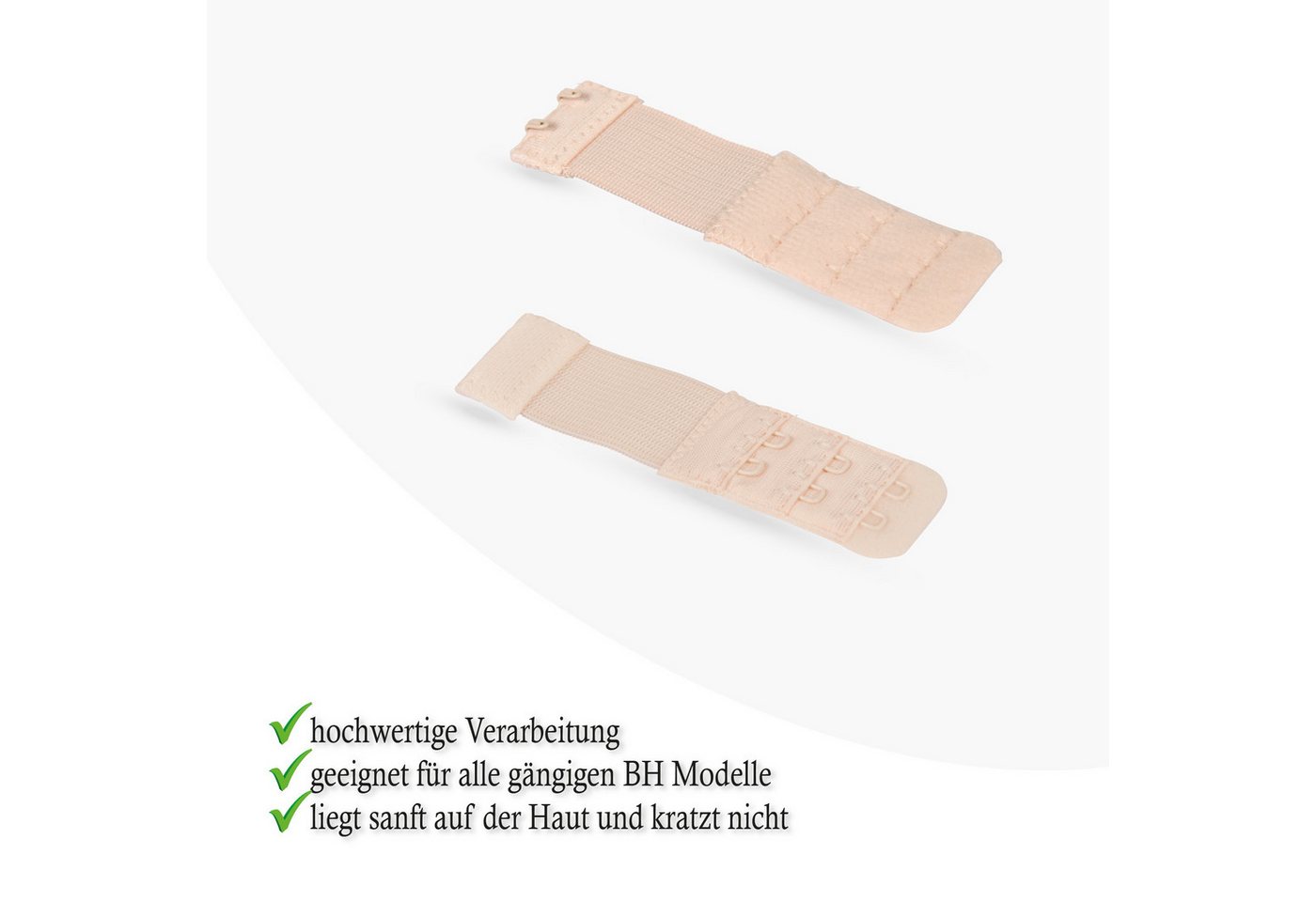 Pro Home BH-Verlängerung Elastischer Bra Extender - 9,5cm x 2,5 bis 5,5cm (1 St), flexible Erweiterung für BH's - BH-Verlängerer - Verlängerung – Bild 5 von 5