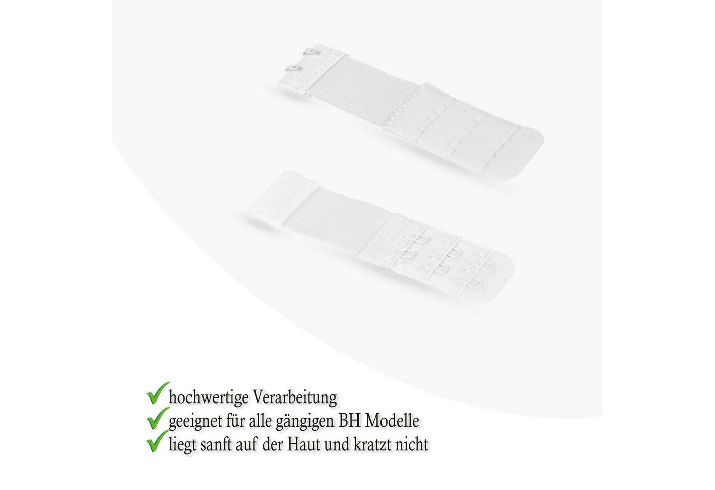 Pro Home BH-Verlängerung Elastischer Bra Extender - 9,5cm x 2,5 bis 5,5cm (1 St), flexible Erweiterung für BH's - BH-Verlängerer - Verlängerung – Bild 5 von 5