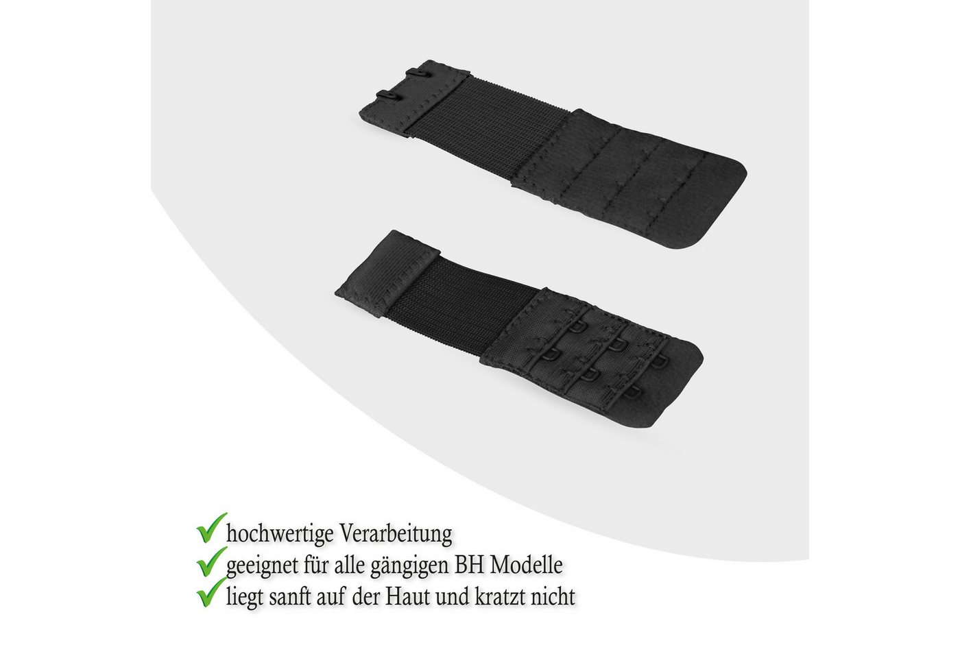 Pro Home BH-Verlängerung Elastischer Bra Extender - 9,5cm x 2,5 bis 5,5cm (1 St), flexible Erweiterung für BH's - BH-Verlängerer - Verlängerung – Bild 5 von 5