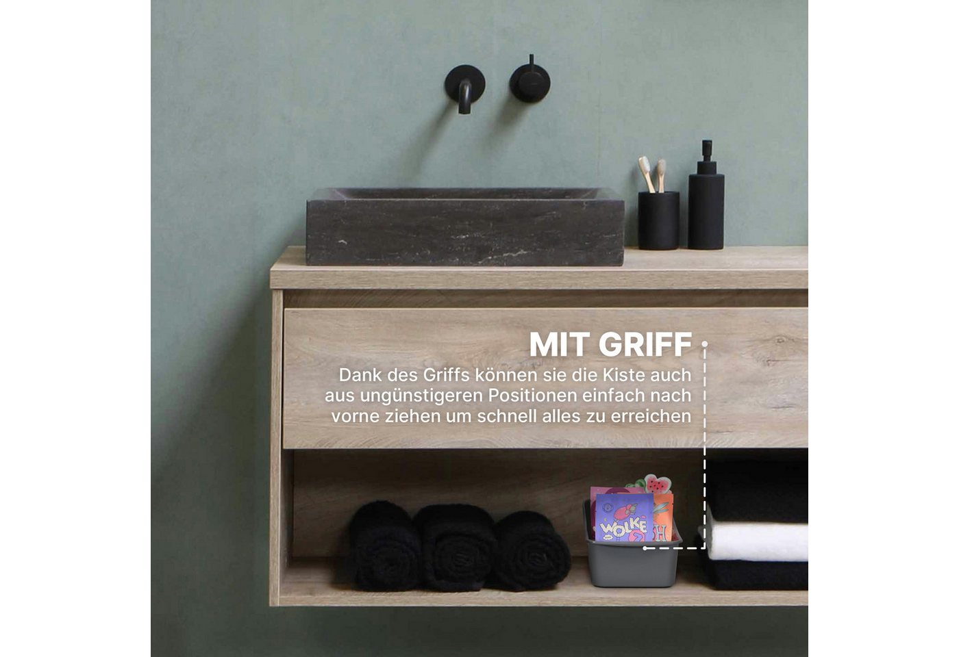 Pro Home Küchenorganizer-Set mit 3 Fächern, (4-tlg), Aufbewahrungsbox für Tütensuppen, Gewürze. Ordnungssystem – Bild 5 von 5