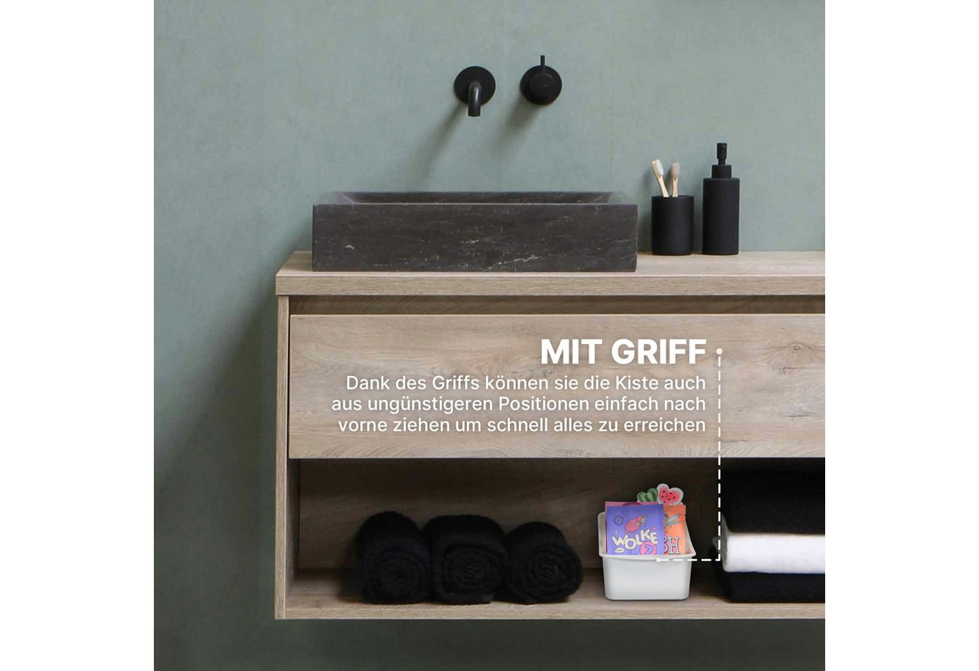 Pro Home Küchenorganizer-Set mit 3 Fächern, (2-tlg), Aufbewahrungsbox für Tütensuppen, Gewürze. Ordnungssystem – Bild 5 von 5