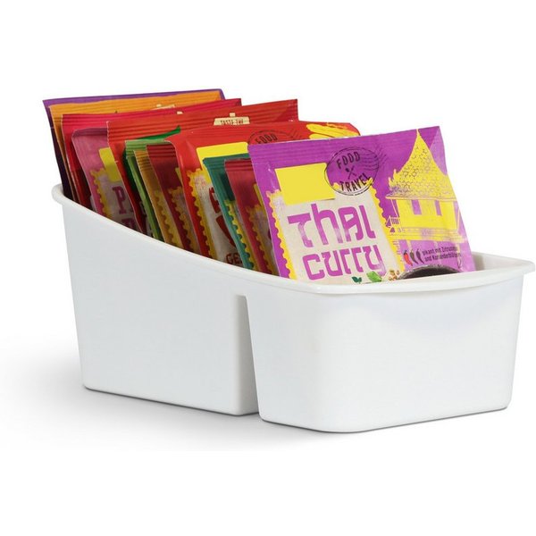 Pro Home Küchenorganizer-Set mit 3 Fächern, (1-tlg), Aufbewahrungsbox für Tütensuppen, Gewürze. Ordnungssystem