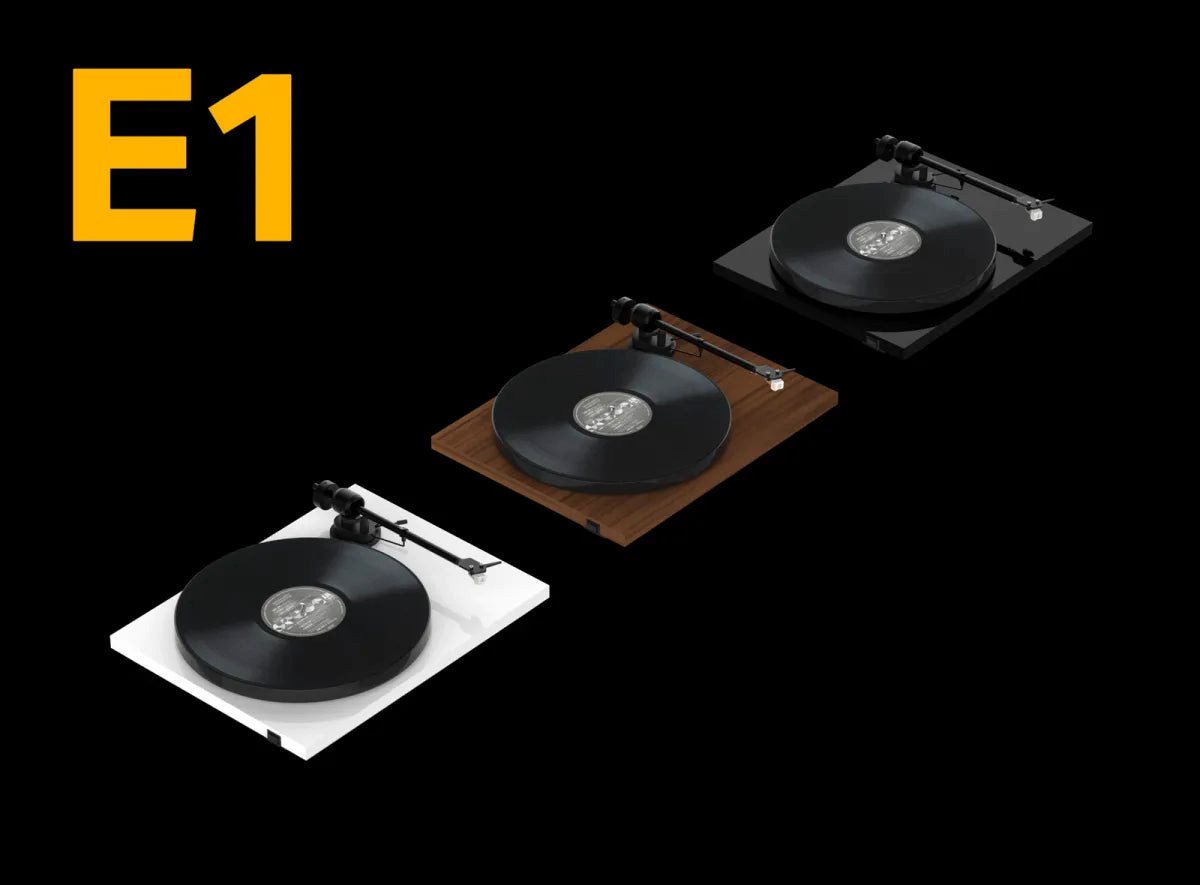 Pro-Ject Pro-Ject E1 Phono - Seidenmatt Weiß Plattenspieler – Bild 4 von 5