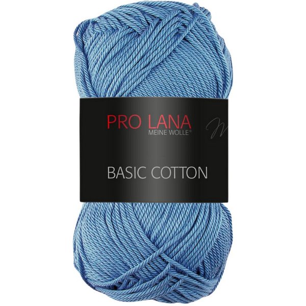 Pro Lana Pro Lana BASIC COTTON Baumwollgarn 50 g Häkelwolle, 125 m (Perfektes Baumwoll-Garn für leichte Pullover, Mützen und Accessoires), 50 g