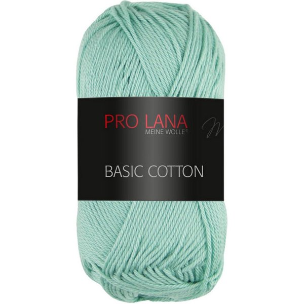 Pro Lana Pro Lana BASIC COTTON Baumwollgarn 50 g Häkelwolle, 125 m (Perfektes Baumwoll-Garn für leichte Pullover, Mützen und Accessoires), 50 g