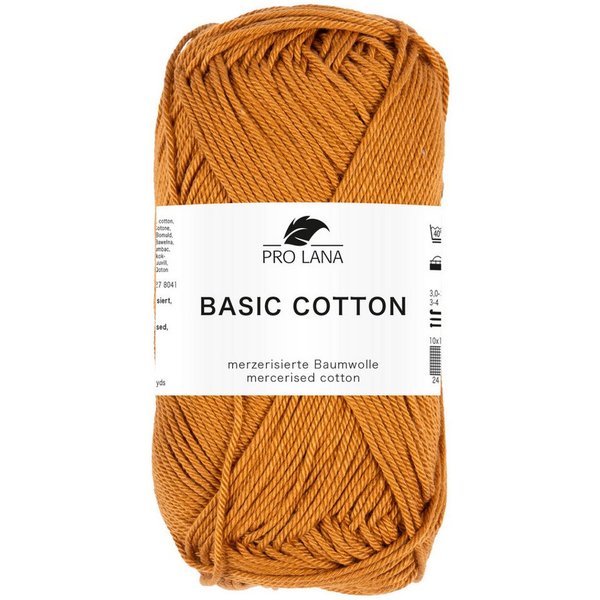Pro Lana Pro Lana BASIC COTTON Baumwollgarn 50 g Häkelwolle, 125 m (Perfektes Baumwoll-Garn für leichte Pullover, Mützen und Accessoires), 50 g