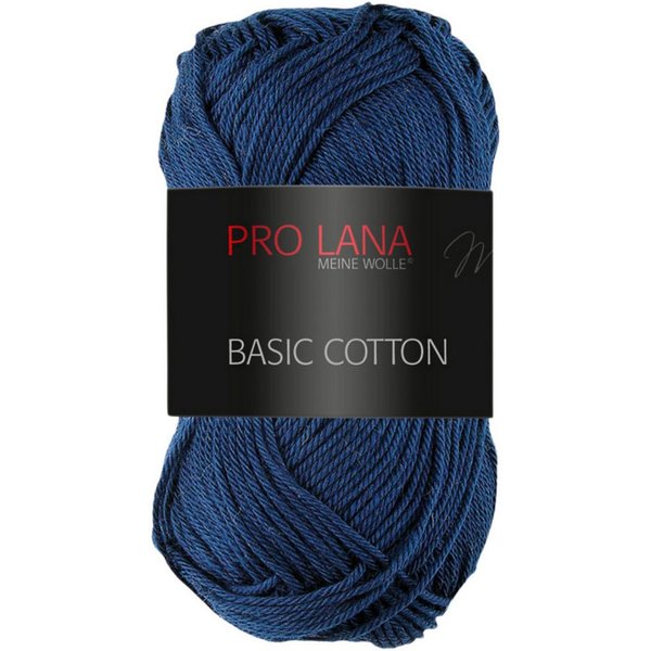 Pro Lana Pro Lana BASIC COTTON Baumwollgarn 50 g Häkelwolle, 125 m (Perfektes Baumwoll-Garn für leichte Pullover, Mützen und Accessoires), 50 g
