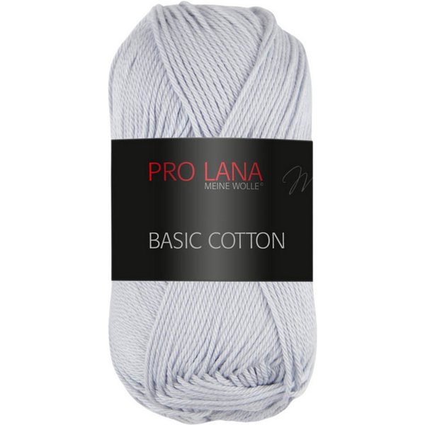 Pro Lana Pro Lana BASIC COTTON Baumwollgarn 50 g Häkelwolle, 125 m (Perfektes Baumwoll-Garn für leichte Pullover, Mützen und Accessoires), 50 g